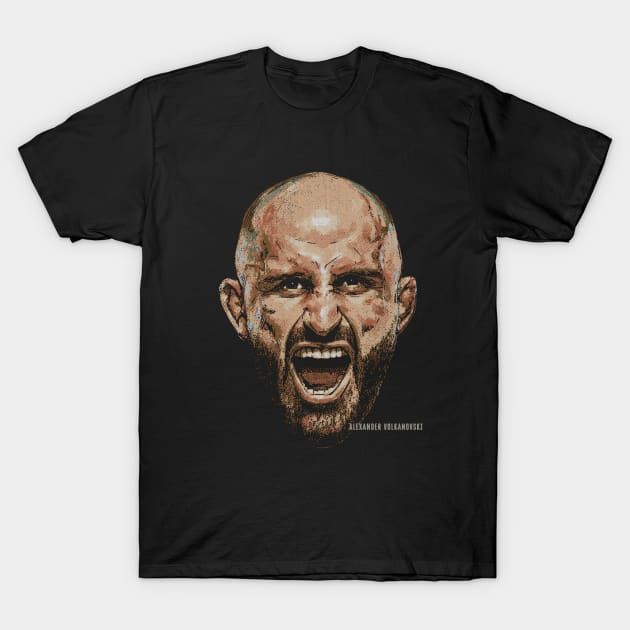 Alexander Volkanovski Portrait T-Shirt by ganisfarhan